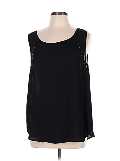 Pre-owned Torrid Tank Top Black Cold Shoulder Neckline Tops