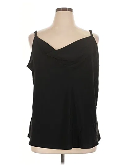 Pre-owned Torrid Tank Top Black Cowl Neck Tops