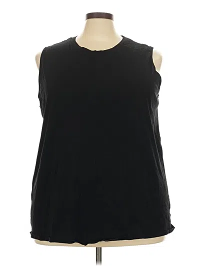 Pre-owned Torrid Tank Top Black Crew Neck Tops