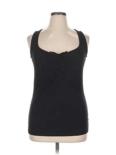 Pre-owned Torrid Tank Top Black Halter Neckline Tops