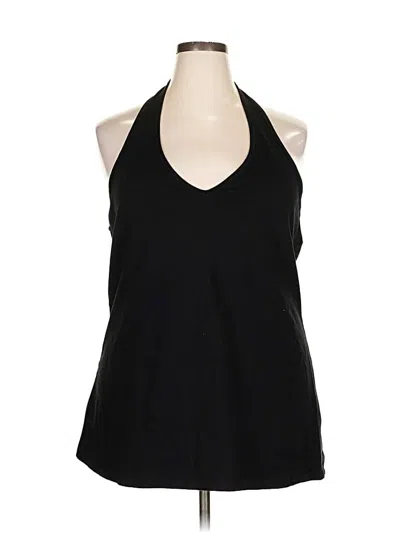 Pre-owned Torrid Tank Top Black Halter Neckline Tops