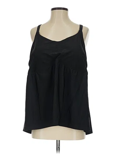 Pre-owned Torrid Tank Top Black Halter Neckline Tops