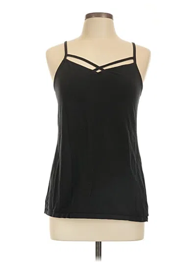 Pre-owned Torrid Tank Top Black Halter Neckline Tops