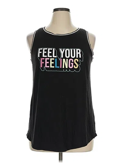 Pre-owned Torrid Tank Top Black Halter Neckline Tops