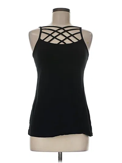Pre-owned Torrid Tank Top Black Halter Neckline Tops