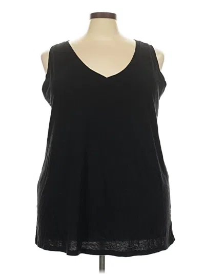 Pre-owned Torrid Tank Top Black Halter Neckline Tops