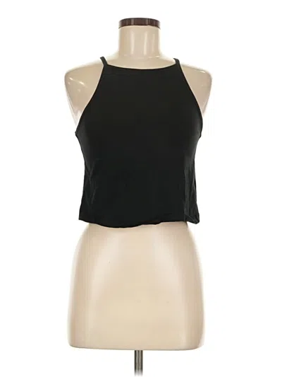 Pre-owned Torrid Tank Top Black Halter Neckline Tops
