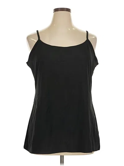 Pre-owned Torrid Tank Top Black Halter Neckline Tops