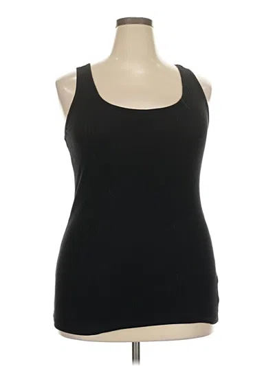 Pre-owned Torrid Tank Top Black Halter Neckline Tops