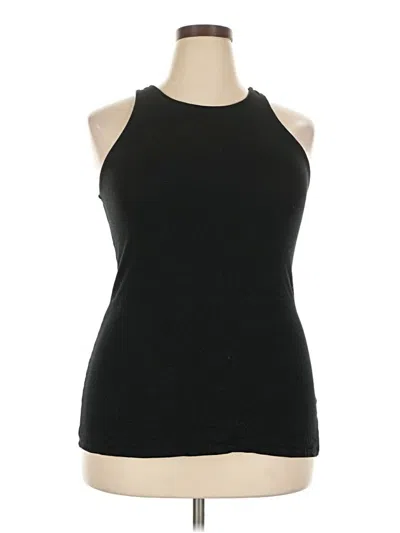 Pre-owned Torrid Tank Top Black Halter Neckline Tops