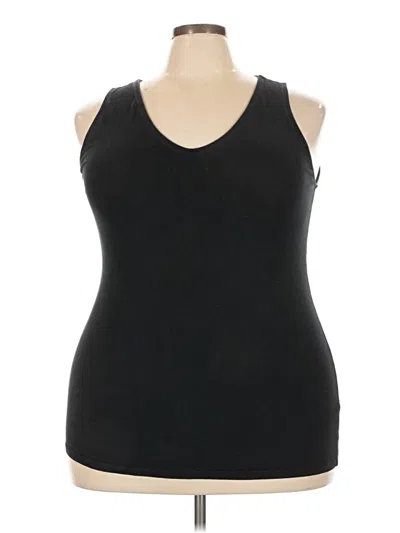 Pre-owned Torrid Tank Top Black Halter Neckline Tops
