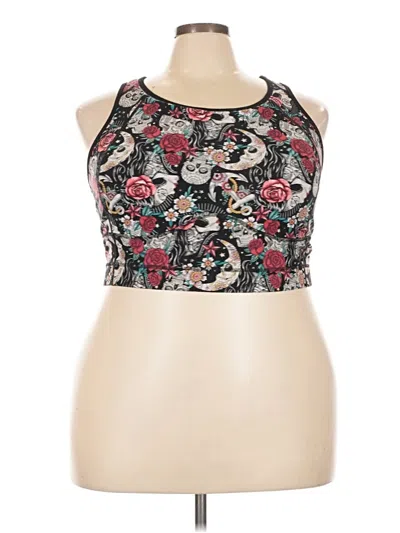 Pre-owned Torrid Tank Top Black Halter Neckline Tops