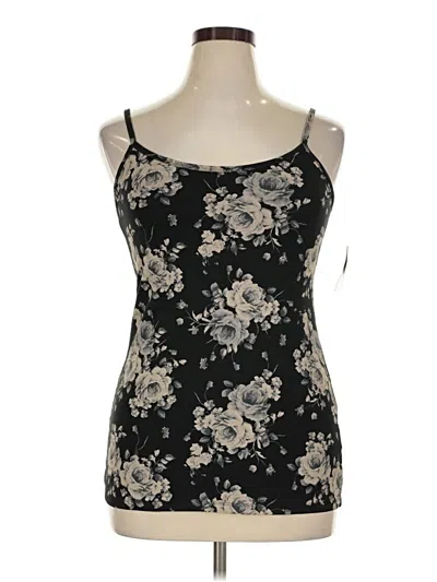 Pre-owned Torrid Tank Top Black Halter Neckline Tops