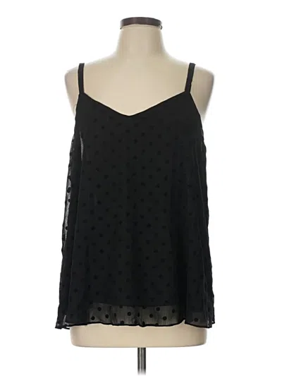 Pre-owned Torrid Tank Top Black Halter Neckline Tops