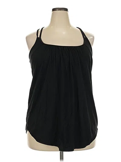 Pre-owned Torrid Tank Top Black Halter Neckline Tops