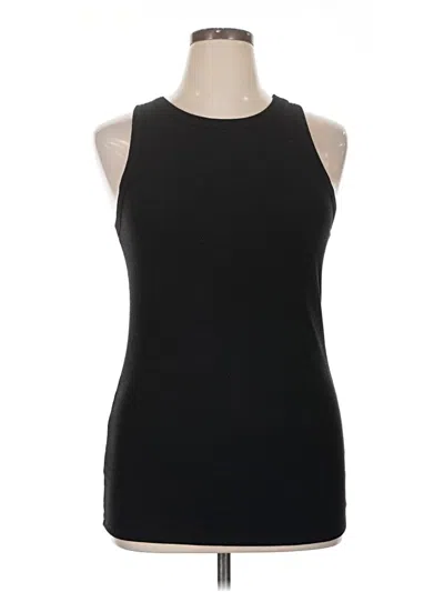 Pre-owned Torrid Tank Top Black Mock Neckline Tops