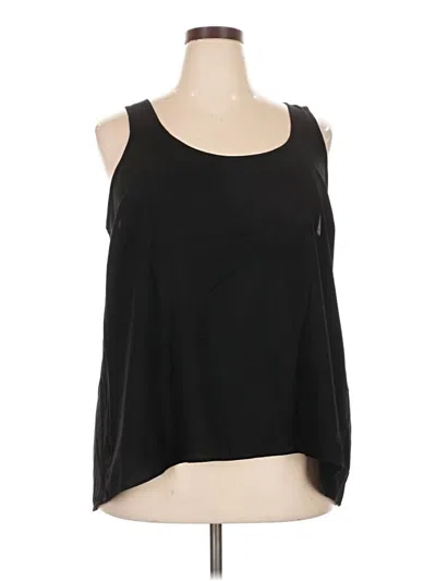 Pre-owned Torrid Tank Top Black One Shoulder Neckline Tops