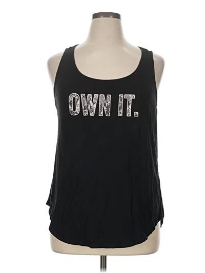 Pre-owned Torrid Tank Top Black Scoop Neck Tops
