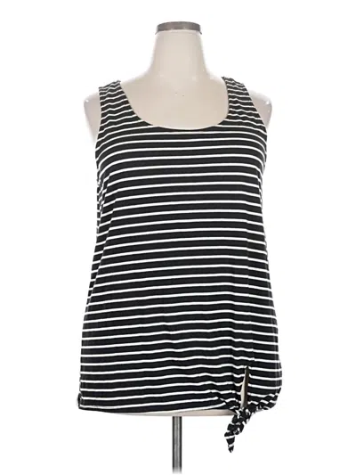 Pre-owned Torrid Tank Top Black Scoop Neck Tops