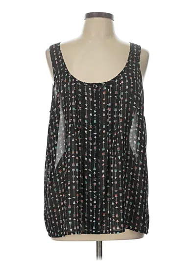 Pre-owned Torrid Tank Top Black Square Neckline Tops