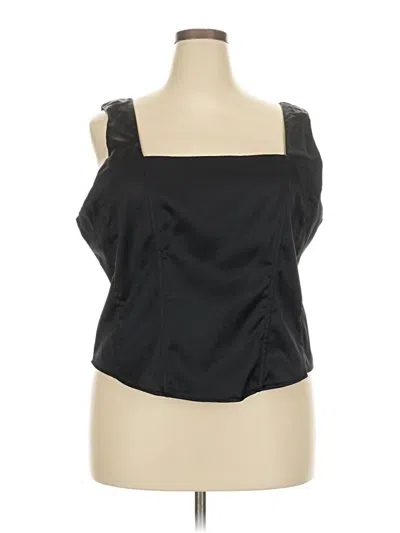 Pre-owned Torrid Tank Top Black Strapless Neckline Tops