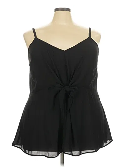 Pre-owned Torrid Tank Top Black Strapless Neckline Tops