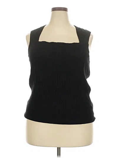Pre-owned Torrid Tank Top Black Strapless Neckline Tops