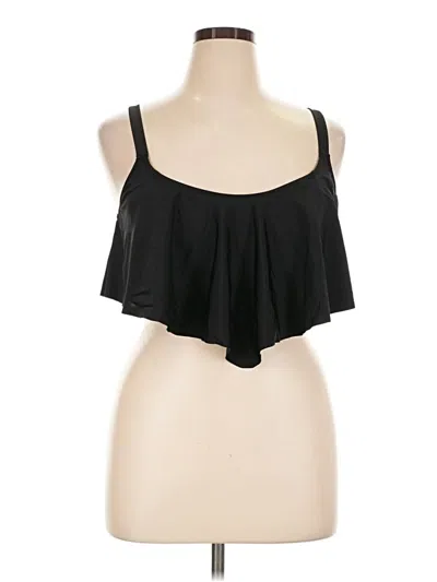 Pre-owned Torrid Tank Top Black Strapless Neckline Tops