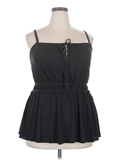 Pre-owned Torrid Tank Top Black Strapless Neckline Tops
