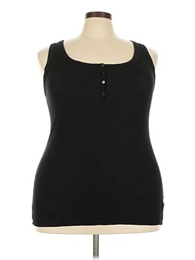 Pre-owned Torrid Tank Top Black Strapless Neckline Tops