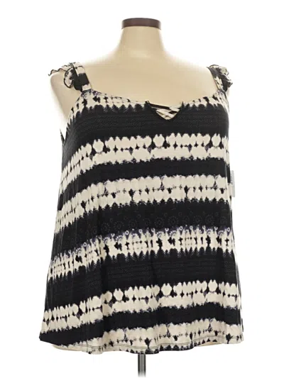 Pre-owned Torrid Tank Top Black Strapless Neckline Tops