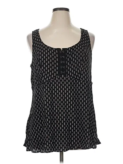Pre-owned Torrid Tank Top Black Strapless Neckline Tops