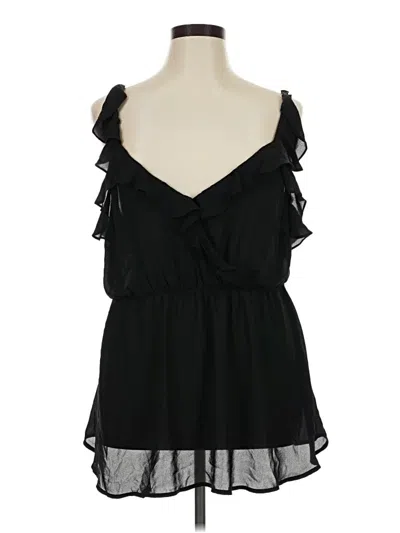 Pre-owned Torrid Tank Top Black Strapless Neckline Tops