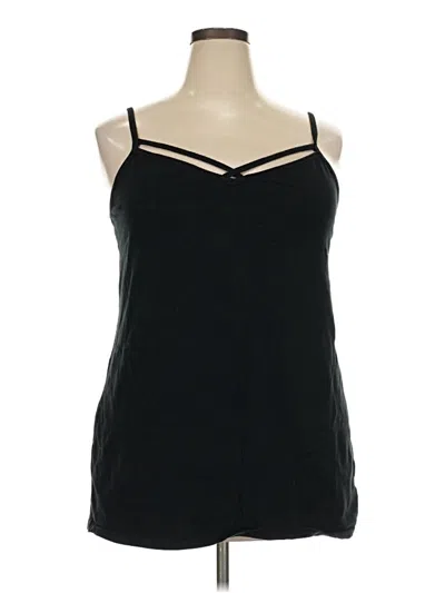 Pre-owned Torrid Tank Top Black Strapless Neckline Tops