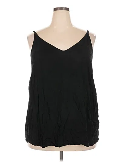 Pre-owned Torrid Tank Top Black Strapless Neckline Tops