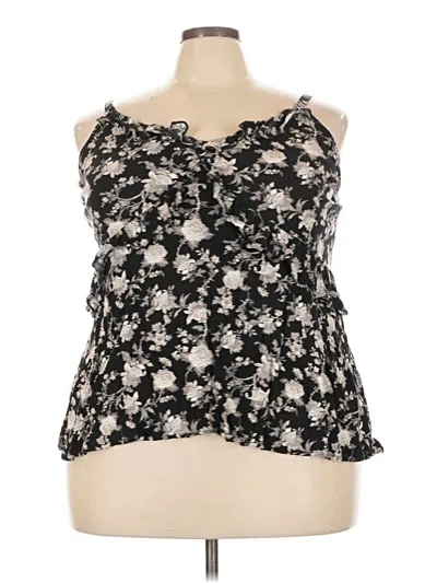 Pre-owned Torrid Tank Top Black Strapless Neckline Tops