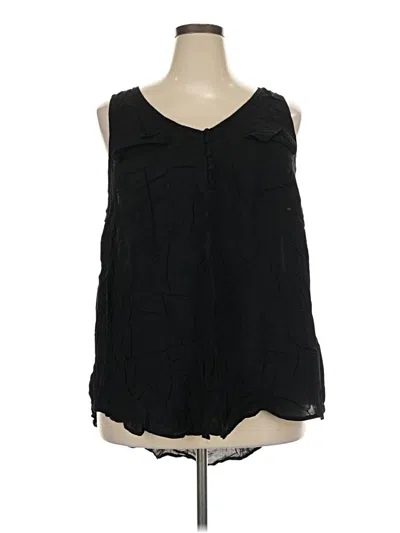 Pre-owned Torrid Tank Top Black Strapless Neckline Tops