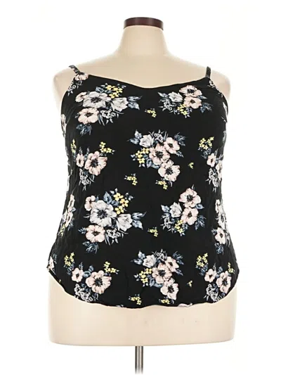 Pre-owned Torrid Tank Top Black Strapless Neckline Tops