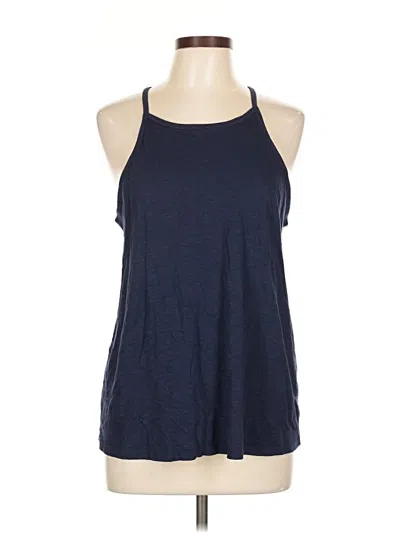 Pre-owned Torrid Tank Top Blue Halter Neckline Tops
