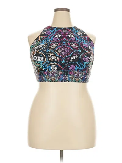 Pre-owned Torrid Tank Top Blue Halter Neckline Tops