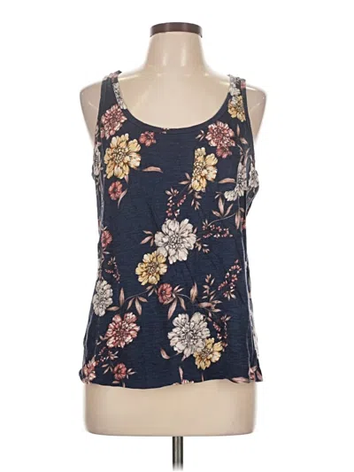 Pre-owned Torrid Tank Top Blue Halter Neckline Tops