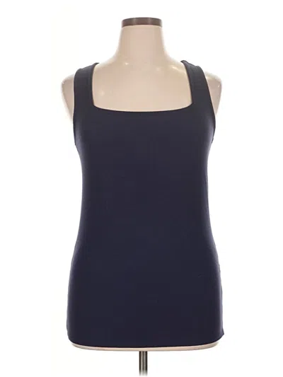 Pre-owned Torrid Tank Top Blue Halter Neckline Tops