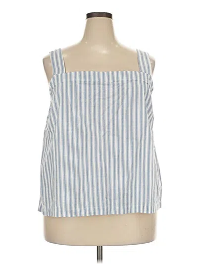 Pre-owned Torrid Tank Top Blue Square Neckline Tops
