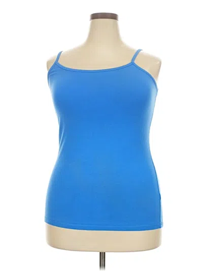 Pre-owned Torrid Tank Top Blue Strapless Neckline Tops