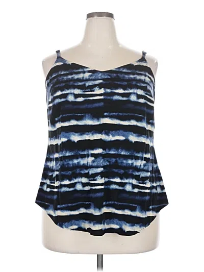 Pre-owned Torrid Tank Top Blue Strapless Neckline Tops