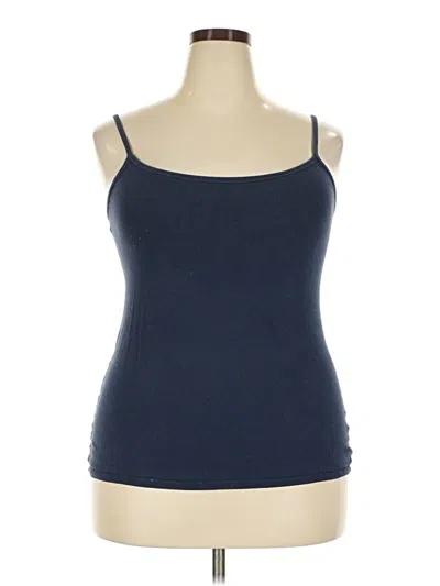 Pre-owned Torrid Tank Top Blue Strapless Neckline Tops