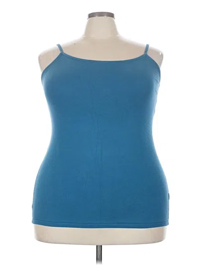 Pre-owned Torrid Tank Top Blue Strapless Neckline Tops