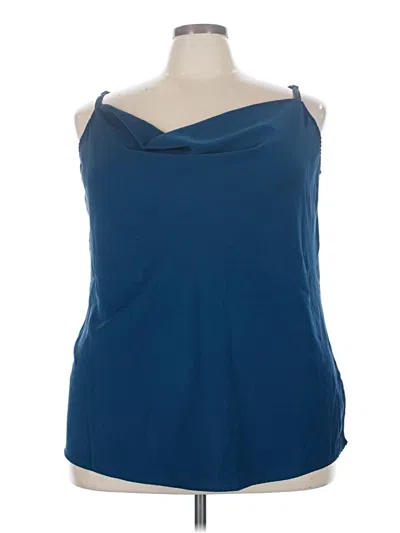 Pre-owned Torrid Tank Top Blue Strapless Neckline Tops