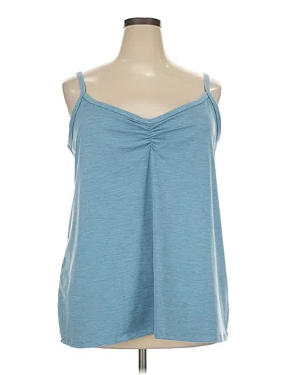 Pre-owned Torrid Tank Top Blue Strapless Neckline Tops