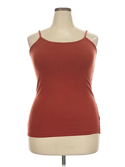 Pre-owned Torrid Tank Top Brown Halter Neckline Tops